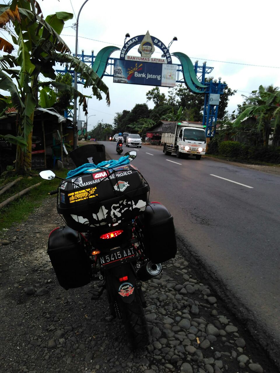 Ditempat ini Bro Kosasih disambut oleh dulur bikers StreetFire Bayumas Purwokerto